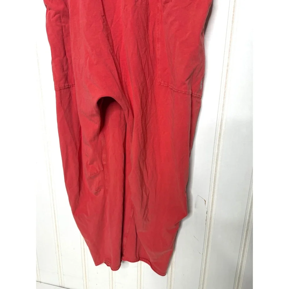 FP Movement Hot Shot Onesie Red Slouchy Oversized Jumpsuit Romper Womens Small